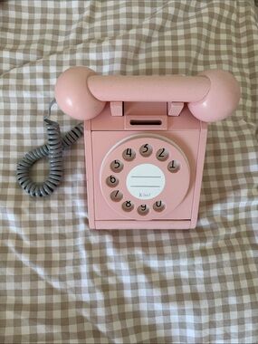 Kiko Pink Retro Rotary Toy Phone